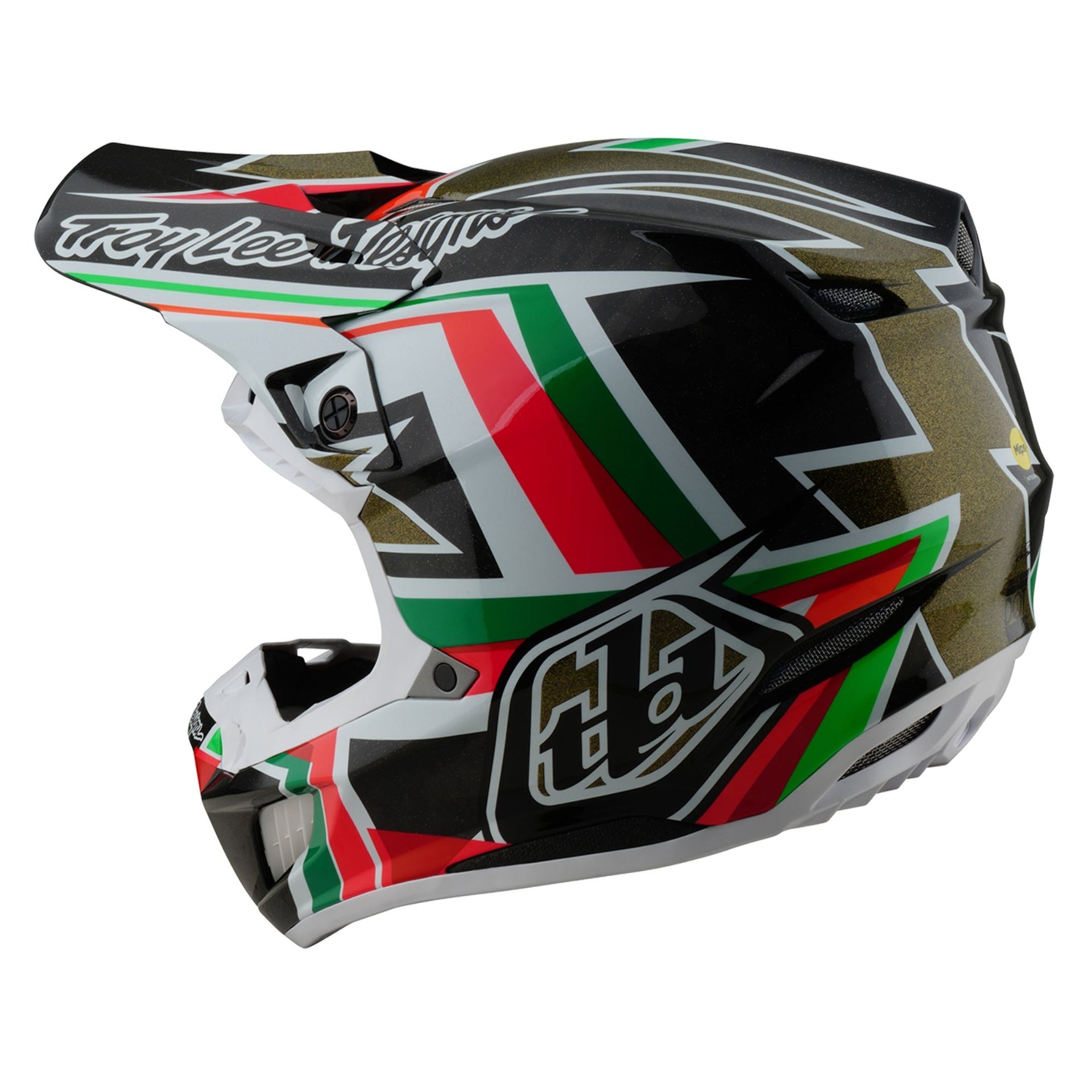 Casco Troy Lee Designs Se5 Ece de Carbón Labyrinth Black